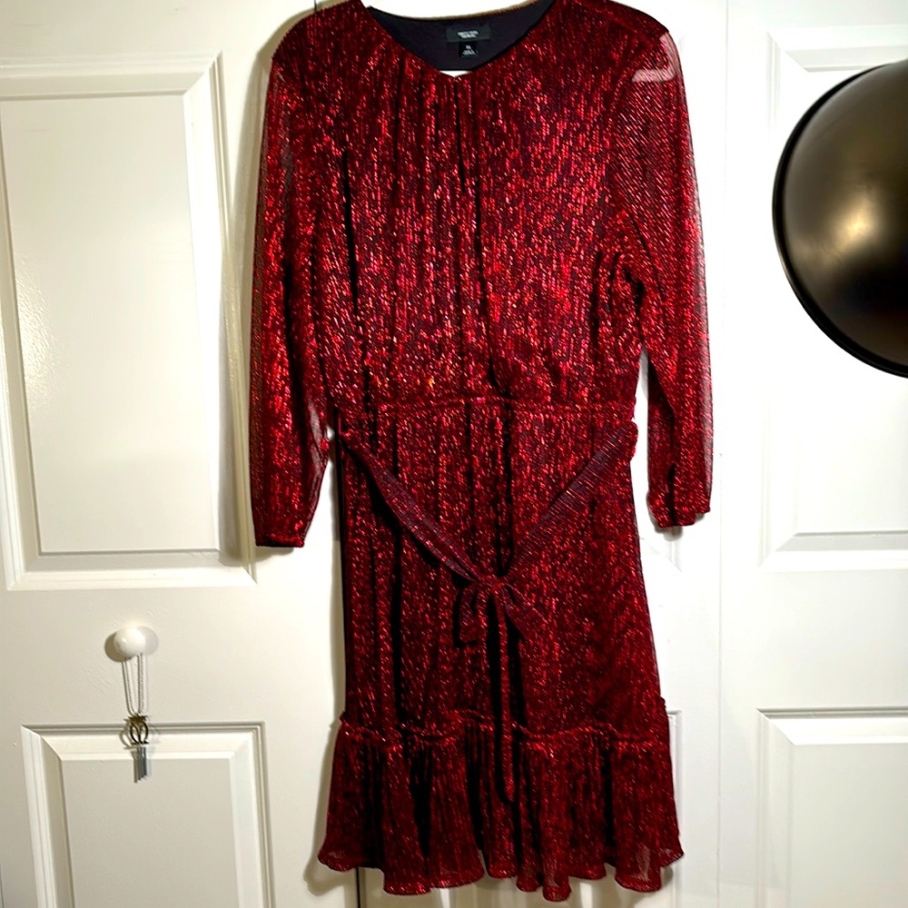 Simply Vera Vera Wang Holiday Fit & Flare Dress Size XL